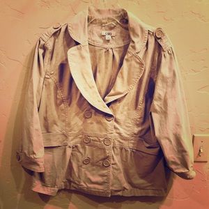Cute Khaki Cato Jacket Size XL